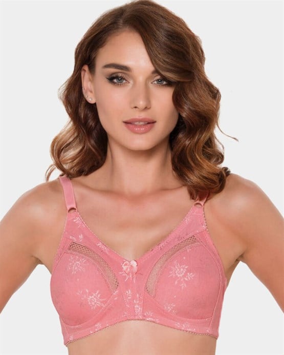 350 - Cherry Toparlayıcı Sütyen Telsiz Süngersiz Minimizer Siyah 95 B