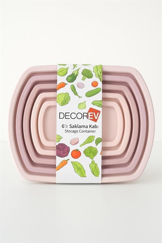 6lı Saklama Kabı Seti