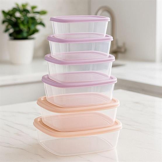 6lı Saklama Kabı Seti