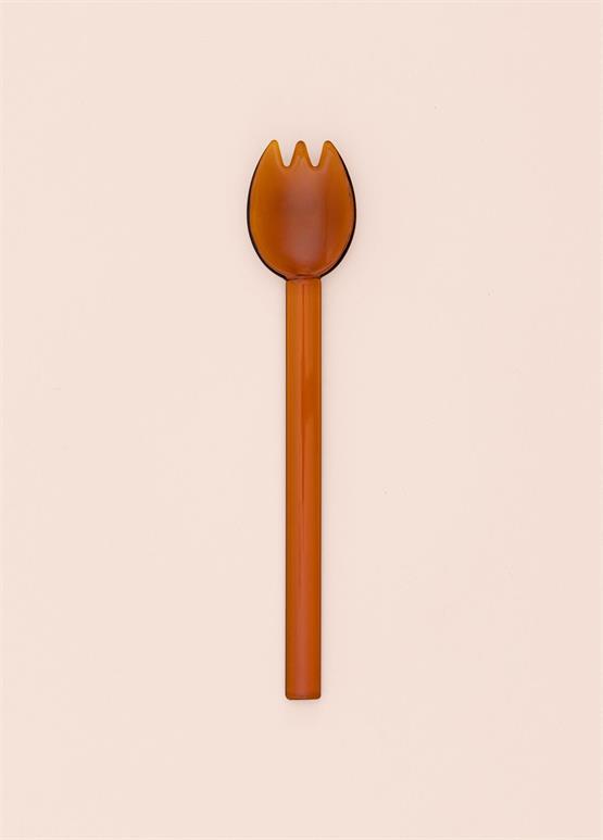 The Mia Abiete Dondurma ve Tatlı Kaşığı Amber 6lı Set