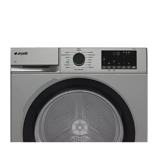Arçelik 901 KMX S 9 Kg Kurutma Makinesi