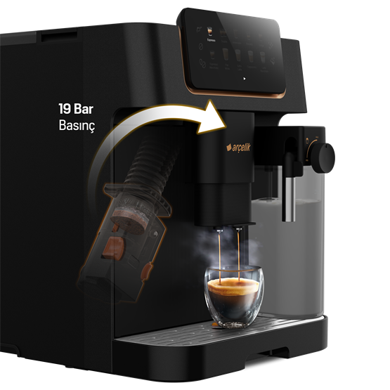 Arçelik EM 6395 Imperium Barista® Tam Otomatik Tam Otomatik Espresso Makinesi