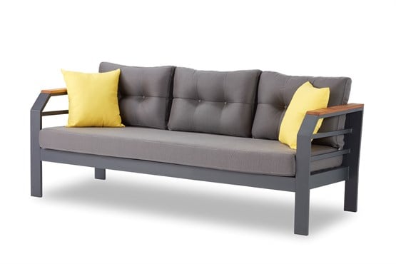 Erinöz Assento Bahçe Balkon Üçlü Koltuk