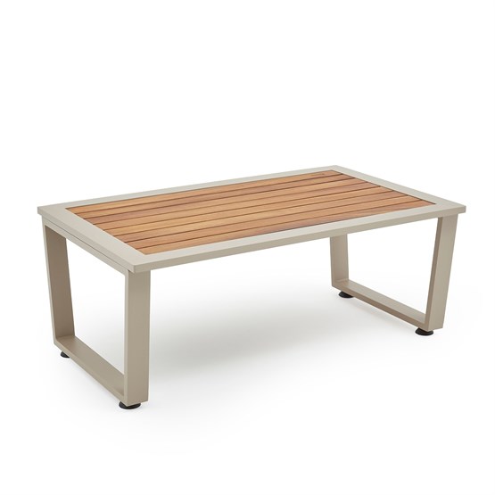 Erinöz Assento Bahçe Oturma Grubu 2+1+1+Sehpa - Kum Rengi