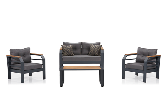 Erinöz Assento Bahçe Oturma Grubu 2+1+1+Sehpa