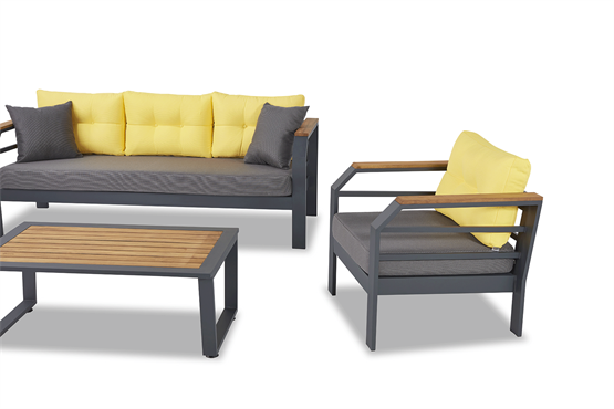 Erinöz Assento Bahçe Oturma Grubu 3+1+1+Sehpa