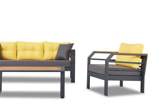 Erinöz Assento Bahçe Oturma Grubu 3+1+1+Sehpa