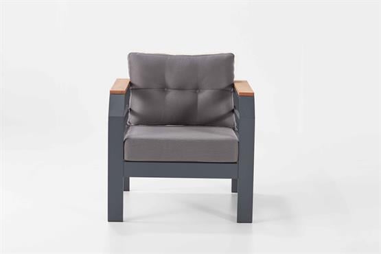 Erinöz Assento Bahçe Oturma Grubu 3+1+1+Yüksek Sehpa