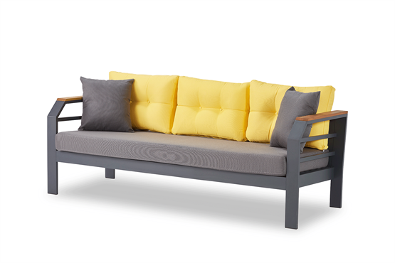 Erinöz Assento Bahçe Oturma Grubu 3+1+1+Yüksek Sehpa