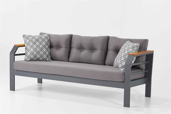 Erinöz Assento Bahçe Oturma Grubu 3+1+1+Yüksek Sehpa