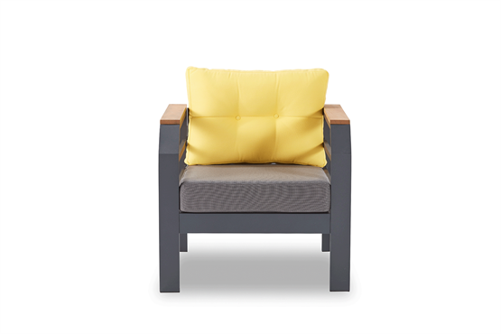 Erinöz Assento Bahçe Oturma Grubu 3+1+1+Yüksek Sehpa