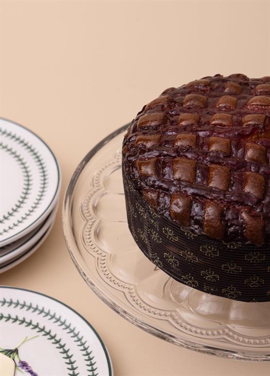 The Mia Ayaklı Pasta Kek Sunum Tabağı 30x9 cm CAM0494