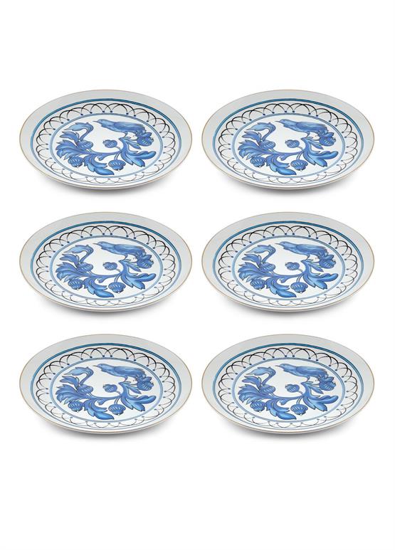 The Mia Azul Pasta Tabağı 6 Kişilik