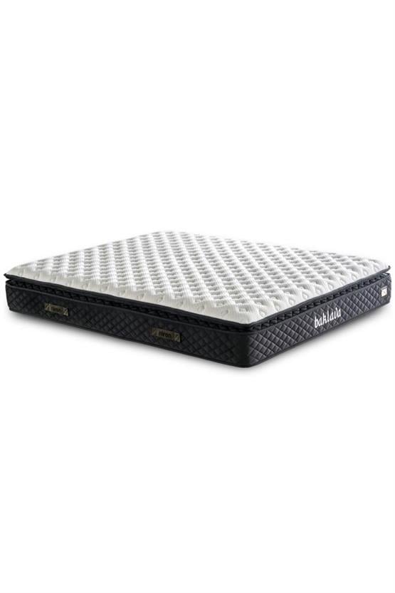 Baklava Yatak 140x190 cm Çift Kişilik Ultra Ortopedik Çok Sert Pedli Lüks Yatak 30 cm Antrasit Kumaş