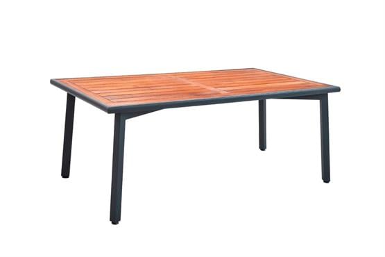 Erinöz Berlin 6 Kişilik 90*150 Iroko Alüminyum Masa Sandalye Takımı