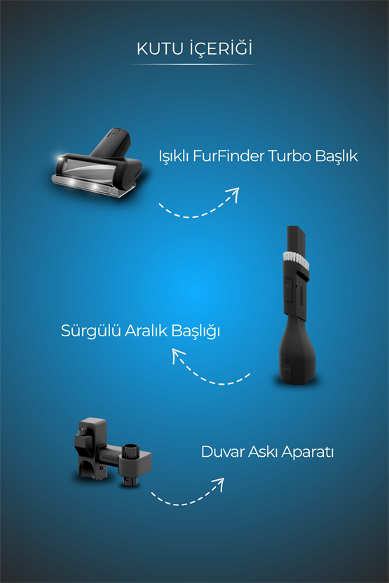 Bissell FurFinder Pro Kablosuz Dikey Süpürge