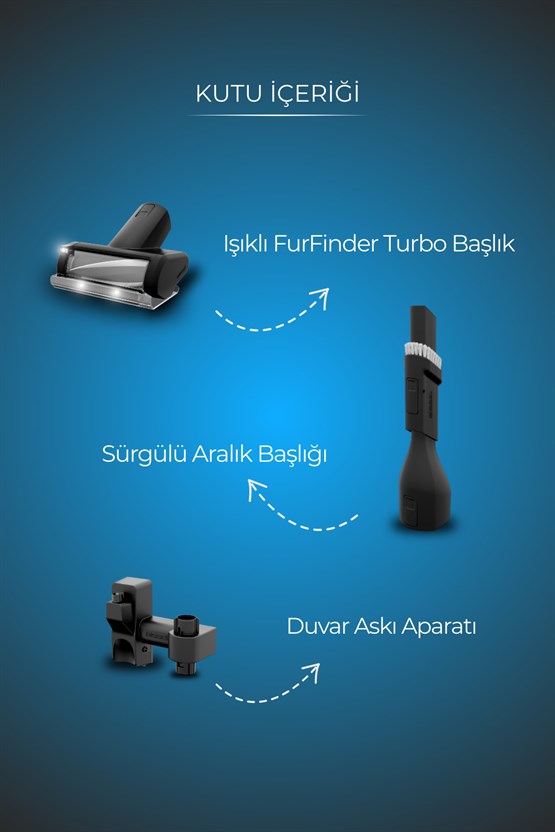 Bissell FurGuard Pro 2si 1 Arada Kablosuz Dikey Süpürge