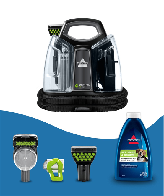 Bissell SpotClean Pet Plus Evcil Hayvanlı Evlere Özel Halı – Koltuk Yıkama ve Leke Çıkarma Makinesi