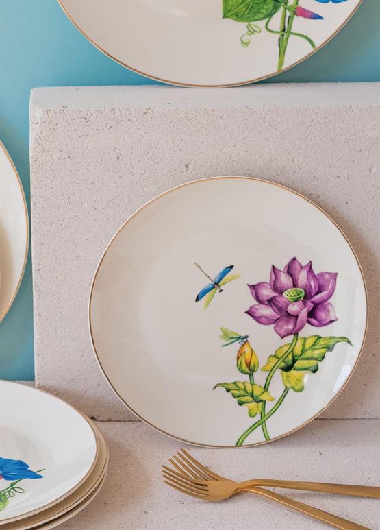 The Mia Blomma Pasta Tabağı 6 Kişilik