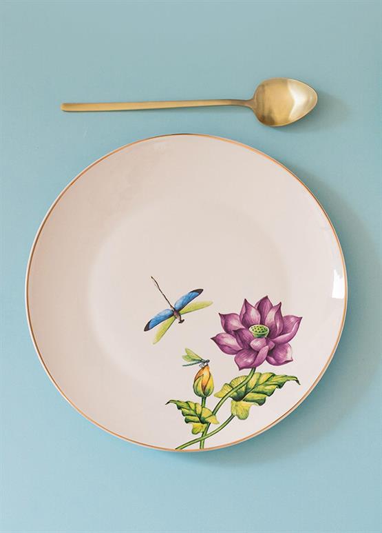 The Mia Blomma Servis Tabağı 6 Kişilik