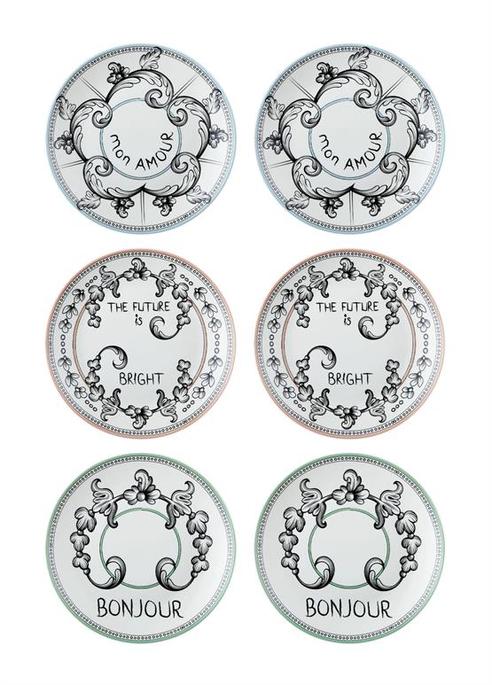 The Mia Bonjour Pasta Tabağı 6 Kişilik