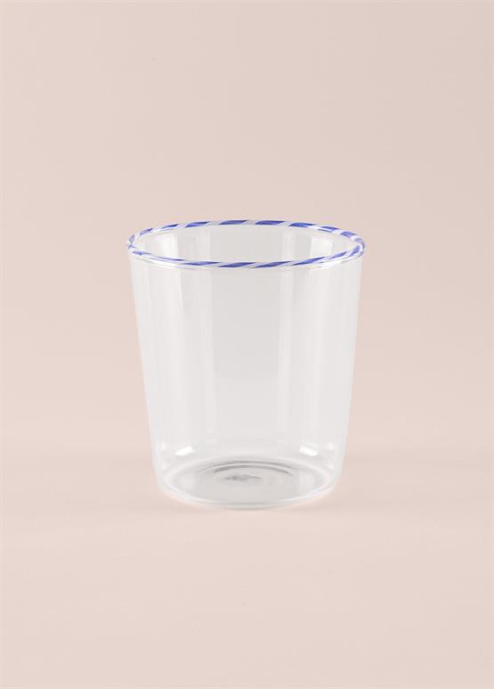 The Mia Borosilikat Su Bardağı Mavi 320 ml BRD0131