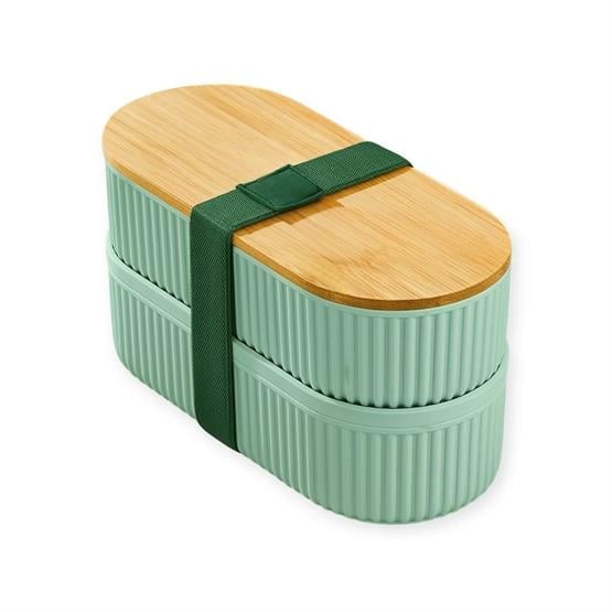 Brillant Saklama Ve Beslenme Kutusu Br-6689 (3504)  2li Bambu Yeşil