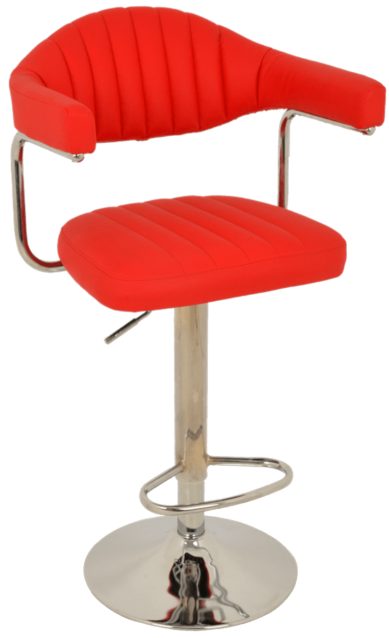 Bürocci Bar Sandalyesi-Kırmızı-9600S0116