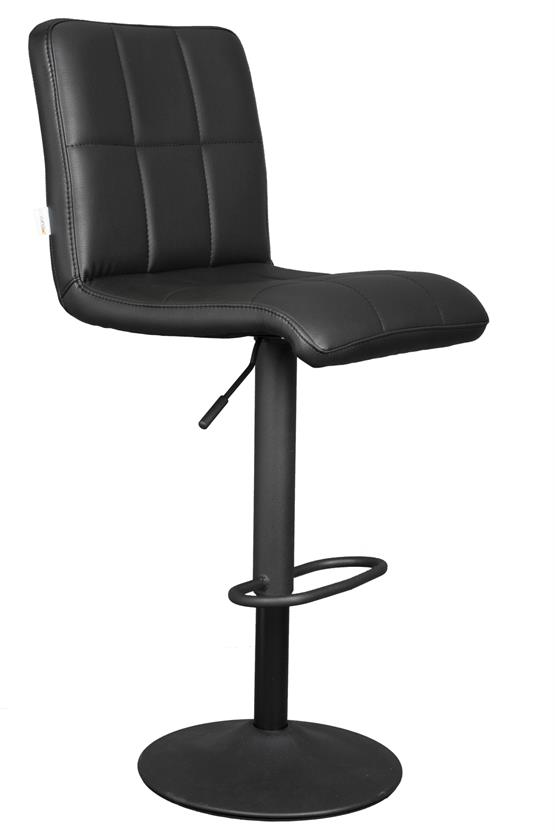 Bürocci Carla Bar Taburesi-Siyah Deri-9503Y0101