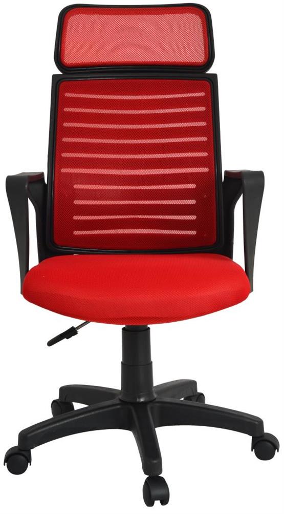 Bürocci Likya Plastik Ayaklı Çalışma Koltuğu-Kırmızı File-2284B0545