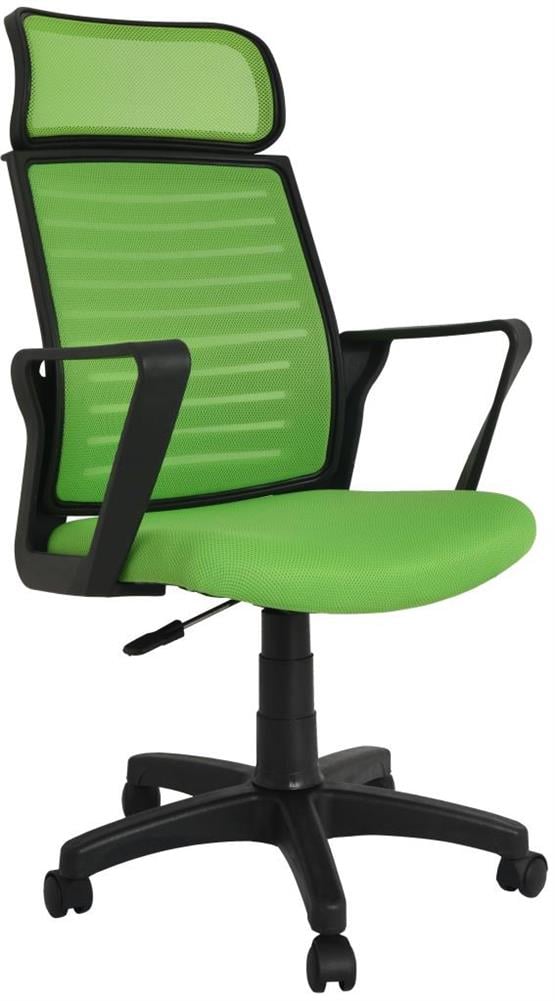 Bürocci Likya Plastik Ayaklı Çalışma Koltuğu-Yeşil File-2284B0543