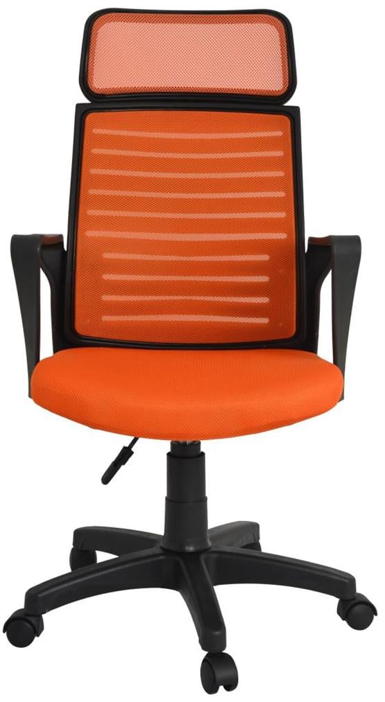 Bürocci Likya Plastik Ayaklı Çalışma Koltuğu-Turuncu File-2284B0549
