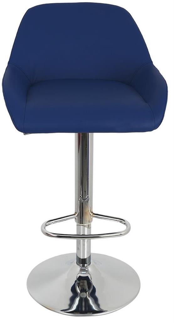 Bürocci Texas Bar Taburesi - Lacivert Deri - 9506S0103