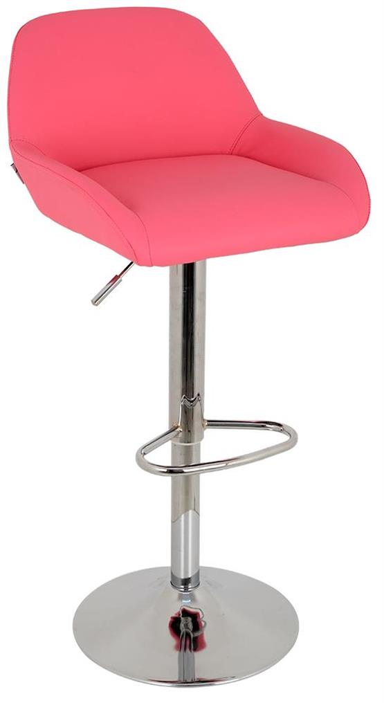 Bürocci Texas Bar Taburesi - Pembe Deri - 9506S0120