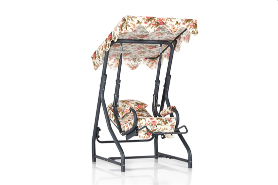 Erinöz Camellia Tek Kişilik Yatarlı Bahçe Salıncağı - İngiliz Güllü