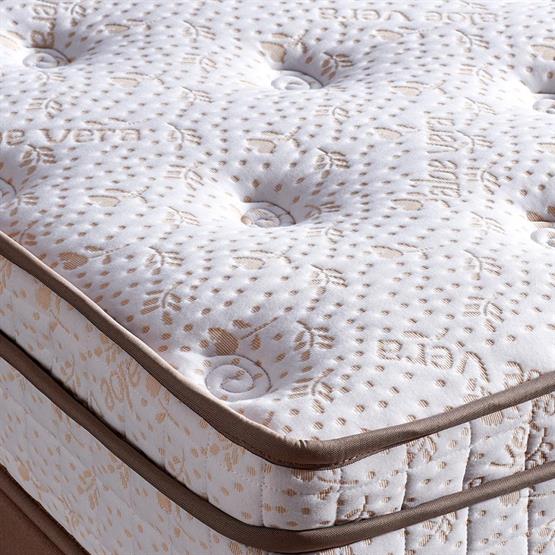 Çift Kişilik Full Ortopedik Yatak 140x190 Aloe Vera Kumaşlı Helen