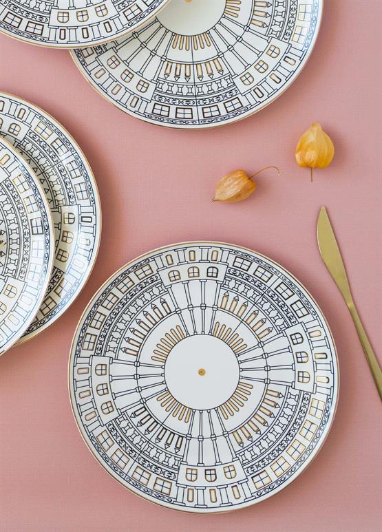 The Mia Citta Servis Tabağı 6 Kişilik