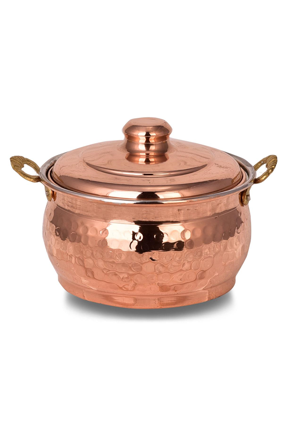 Cobper Premium Collection Bakır Mini Güveç 3lü Tencere Seti