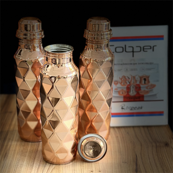 Cobper Premium Collection Prayn Bakır Matara