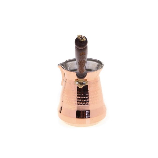 Cobper Premium Collection Roman Bakır Cezve 450ml Ahşap Kulp
