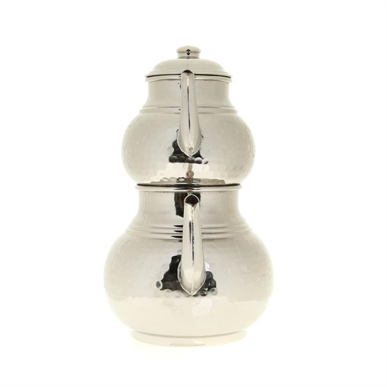 Cobper Premium Collection Teatime Bakır Çaydanlık Orta Boy Nikel