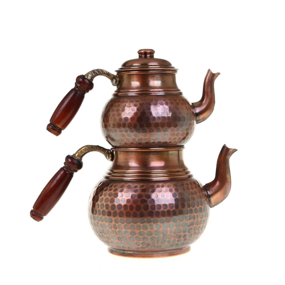 Cobper Premium Collection Teatime Bakır Çaydanlık Küçük Oksit