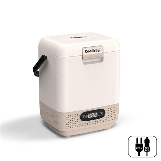 Coolist CLK12C 12/24Volt/ 220Volt 12 Litre Taşınabilir Kompresörlü Oto Buzdolabı