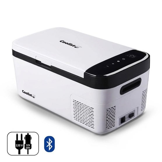 Coolist CLK15B 12/24Volt/ 220Volt 15 Litre Kompresörlü Bluetooth Bağlantılı Oto Buzdolabı