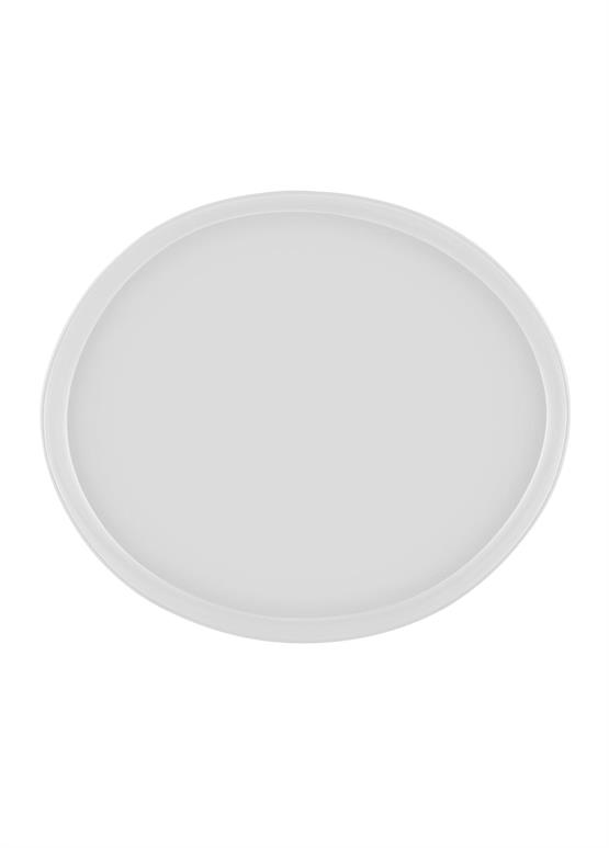 The Mia Cotta Limoges Servis Tabağı Beyaz 27x23 cm