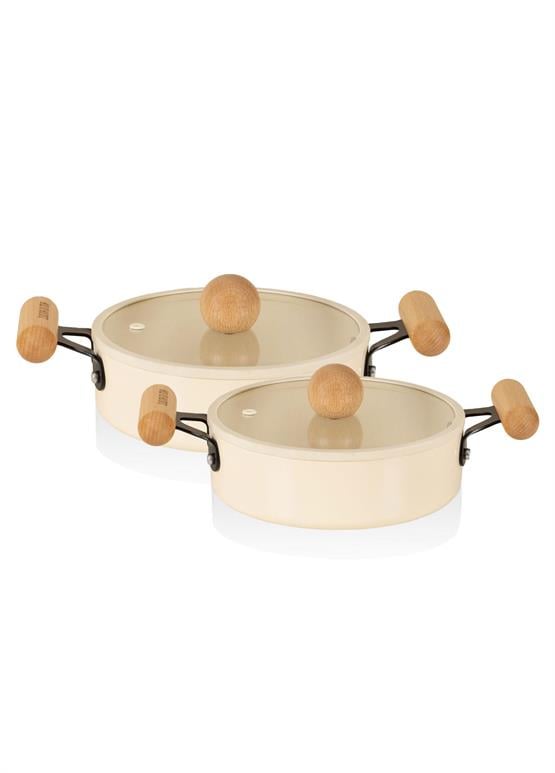 The Mia Cucina Di Mia İndüksiyon Tabanlı Seramik Sahan Seti 4 Parça