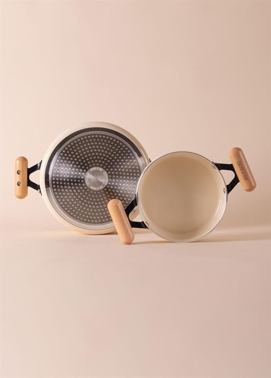 The Mia Cucina Di Mia İndüksiyon Tabanlı Seramik Sahan Seti 4 Parça