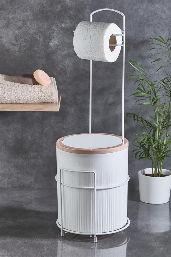 DECOREV 6 LI BEYAZ STANDLI VEST WC SETİ DC-6348