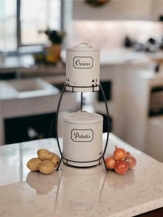 DECOREV PAT. SOĞAN KOVASI  DC-6234 METAL BEYAZ X6