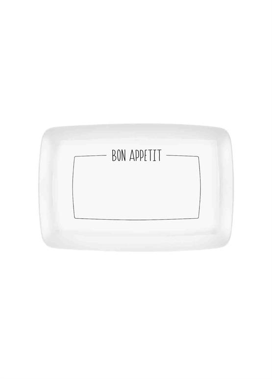 The Mia Daily Tunes Dikdörtgen Servis - 34x25cm DLY007